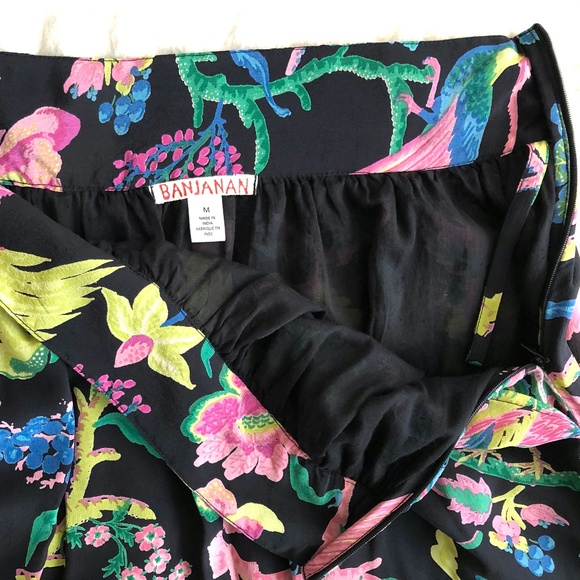 Banjanan Cara Skirt in Silk Crepe - Picture 3 of 11